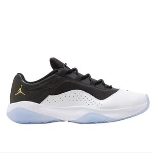 Nike Men's Air Jordan 11 CMFT Low 'Black White Gold' Basketball Sneakers, 11.5